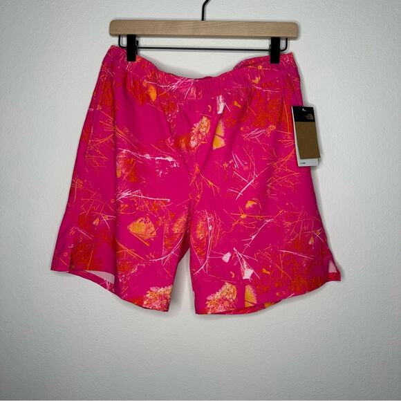 The North Face Shorts Mens Medium Pink Outdoors Hiking Activewear - Picture 1 of 4
